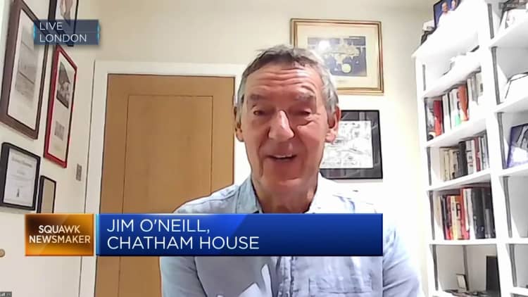 Jim O'Neill says rates will need to stay around 5% in major economies, even as inflation fades